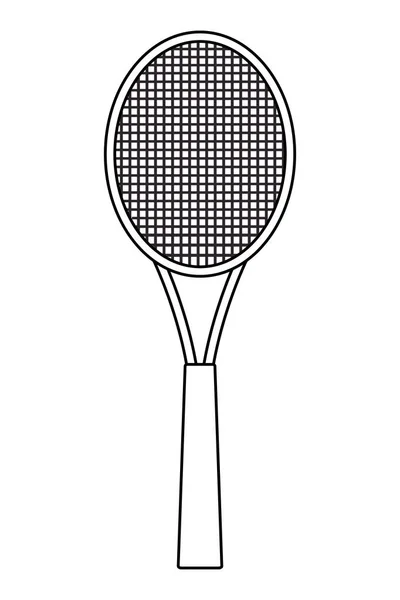 Sport racket cartoon — Stockvector