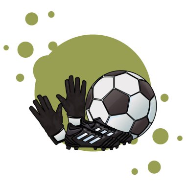futbol topu ile çizme