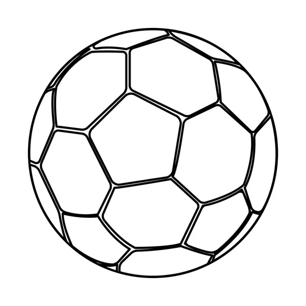 Voetbal pictogram — Stockvector