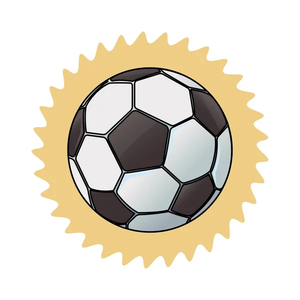 Soccer ball icon — Stock Vector