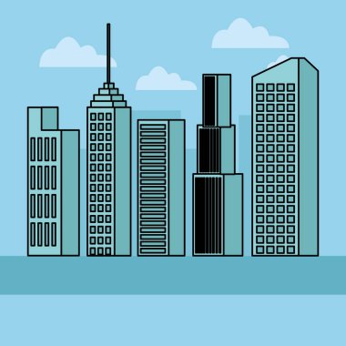 cityscape gökdelenler siluet cityscape gökdelenler siluet