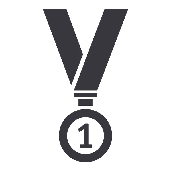 Medalla número uno — Archivo Imágenes Vectoriales