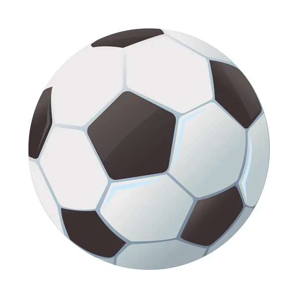 Icône de ballon de football — Image vectorielle