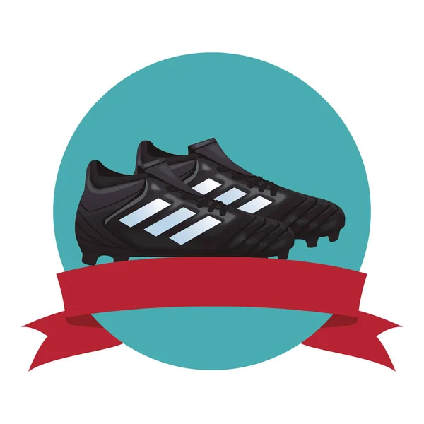 Bottes de football icône — Image vectorielle
