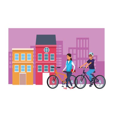 bicicles cityscape kadınlarda