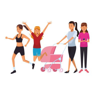 Kadın günlük rutin