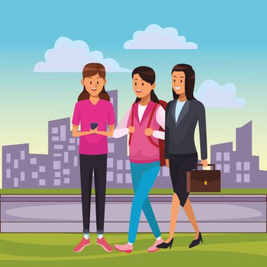 Kadın günlük rutin