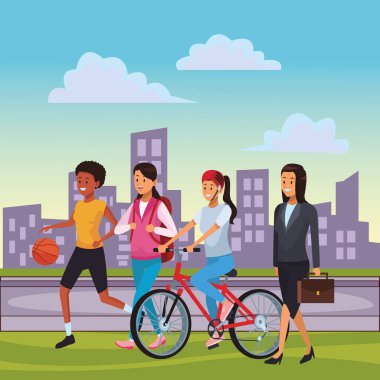 Kadın günlük rutin