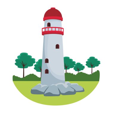 deniz feneri kırsal manzara