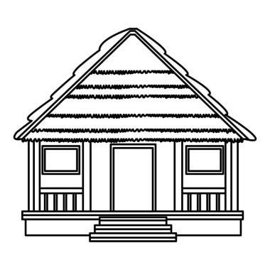 Yazlık izole simgesi