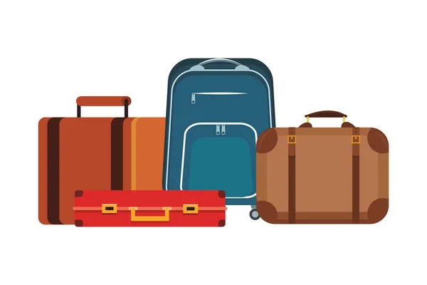 Icône bagages de voyage — Image vectorielle