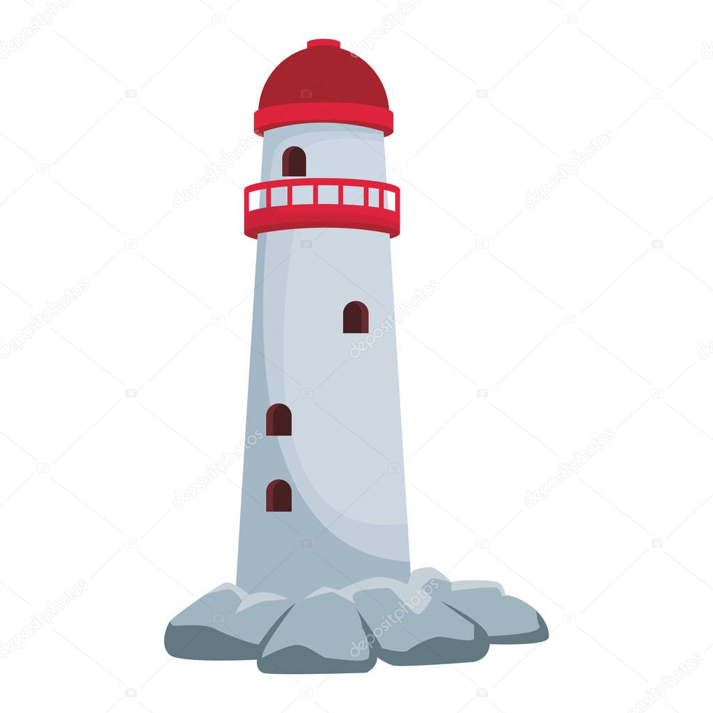 lighthouse isolated icon