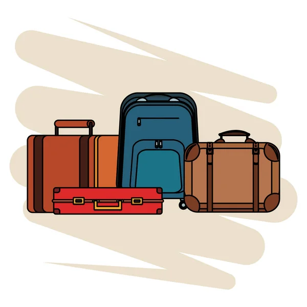Cestovní zavazadla ikona — Stockový vektor