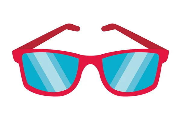 Gafas de sol icono aislado — Vector de stock