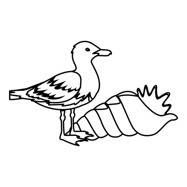 海鸥海鸥 — 图库矢量图片