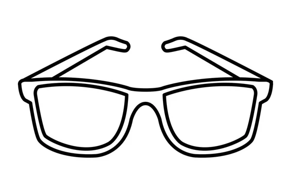 Gafas de sol icono aislado — Vector de stock