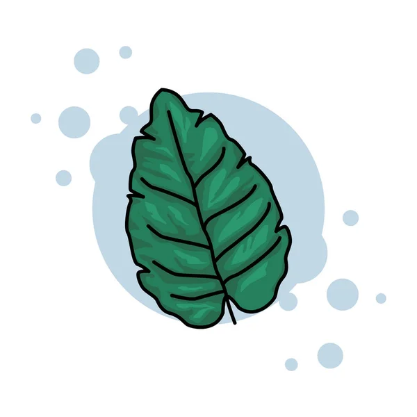 Icône feuille de palmier — Image vectorielle