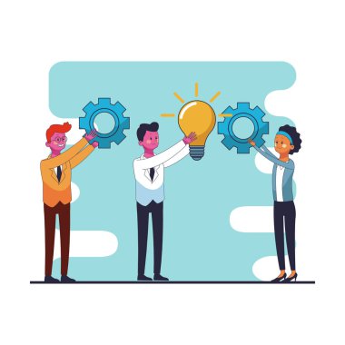 iş arkadaşları Yöneticiler karikatür vektör çizim grafik tasarım