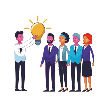 iş arkadaşları Yöneticiler karikatür vektör çizim grafik tasarım