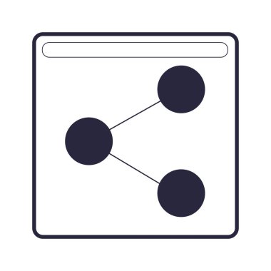 teknoloji öğe karikatür vektör çizim grafik tasarım