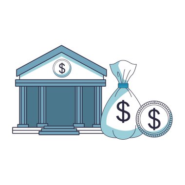 kaydetme para öğe karikatür vektör çizim grafik tasarım