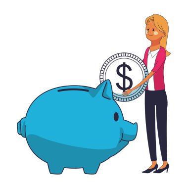 Executive işkadını vektör çizim grafik tasarım