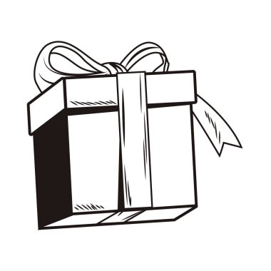 pop sanat hediye karikatür vektör çizim grafik tasarım