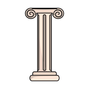 Antik sütun vektör çizim grafik tasarım vektör çizim grafik tasarım bina