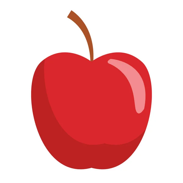 Illustration Vectorielle Dessin Animé Pomme Fruit Graphisme — Image vectorielle