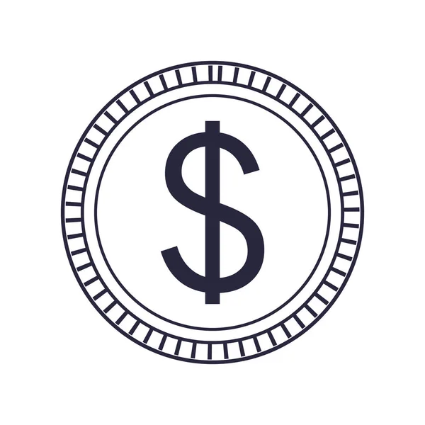Ahorro Dinero Moneda Dibujos Animados Vector Ilustración Diseño Gráfico — Vector de stock