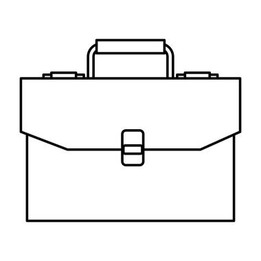 İş evrak çantası izole simge vektör çizim grafik tasarım