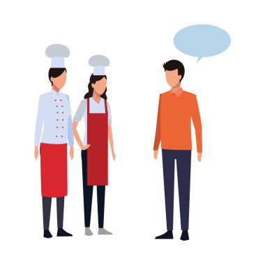 İnsanlar iş ve meslek vektör çizim grafik tasarım