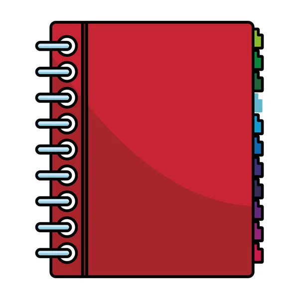 Adressbuch Symbol Vektor Illustration Grafik Design — Stockvektor