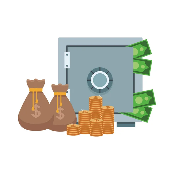 Negocio ahorro de dinero elemento — Vector de stock