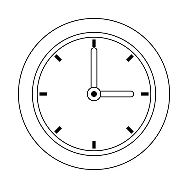 Horloge temps dessin animé — Image vectorielle