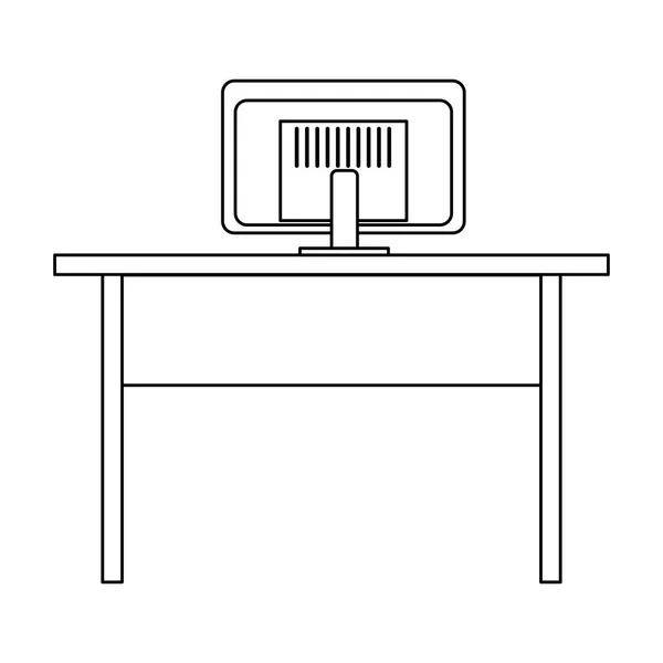 Technologie dessin animé informatique — Image vectorielle