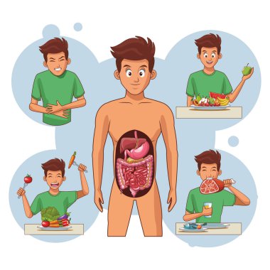 genç insan vücudu anatomisi