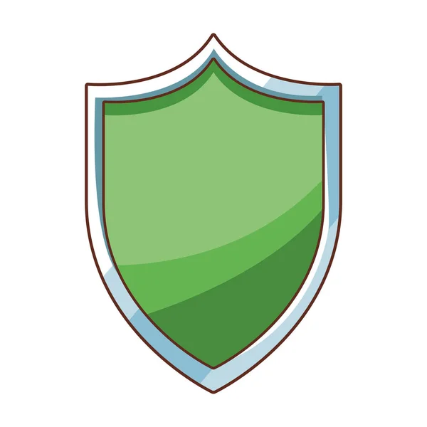 Security shield tecknad — Stock vektor