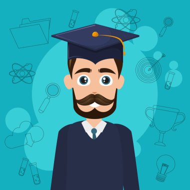 üniversite öğrenci çizgi film