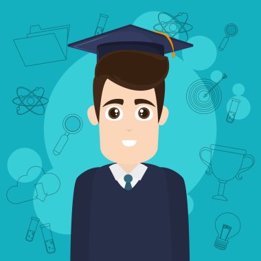 üniversite öğrenci çizgi film