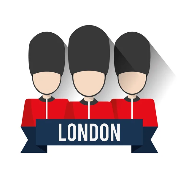 London tereptárgyak design — Stock Vector