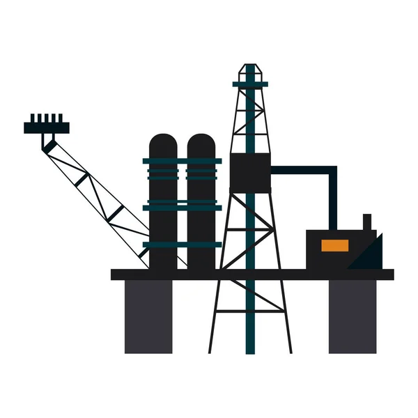 Rafinerii pompy paliwa — Wektor stockowy