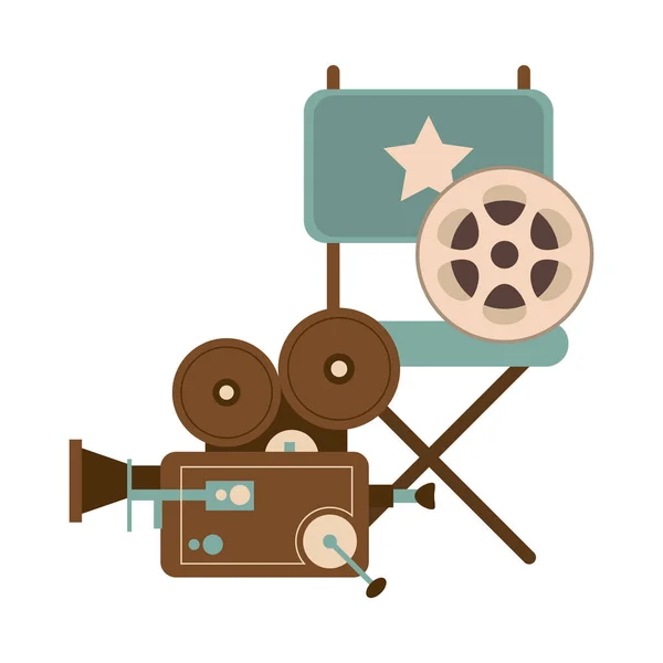 Vintage cinema media — Διανυσματικό Αρχείο