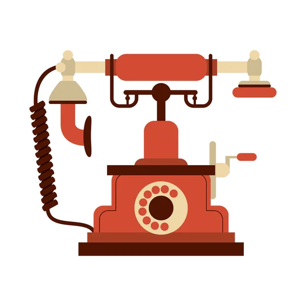 旧的老式电话 — 图库矢量图片