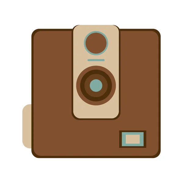 Vintage eski kamera — Stok Vektör