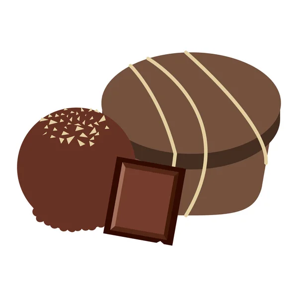 Набор шоколада — стоковый вектор
