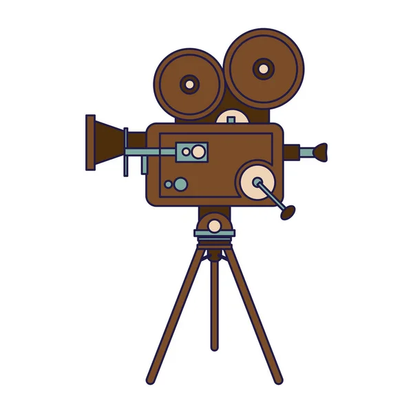Vintage kino videokamera — Stockový vektor