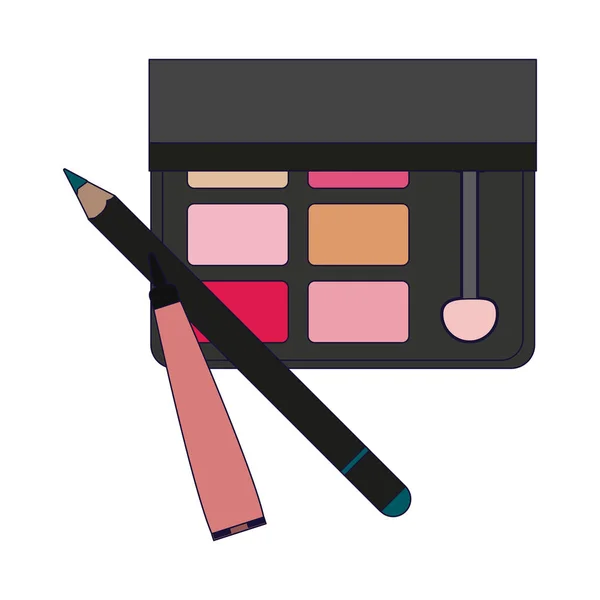 Maquillage pour femmes concept — Image vectorielle