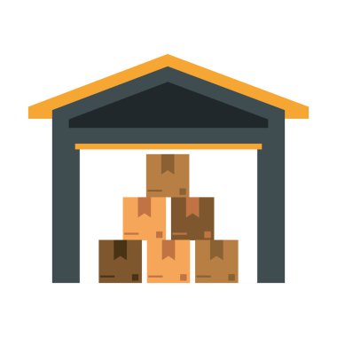 Kutuları içinde depo