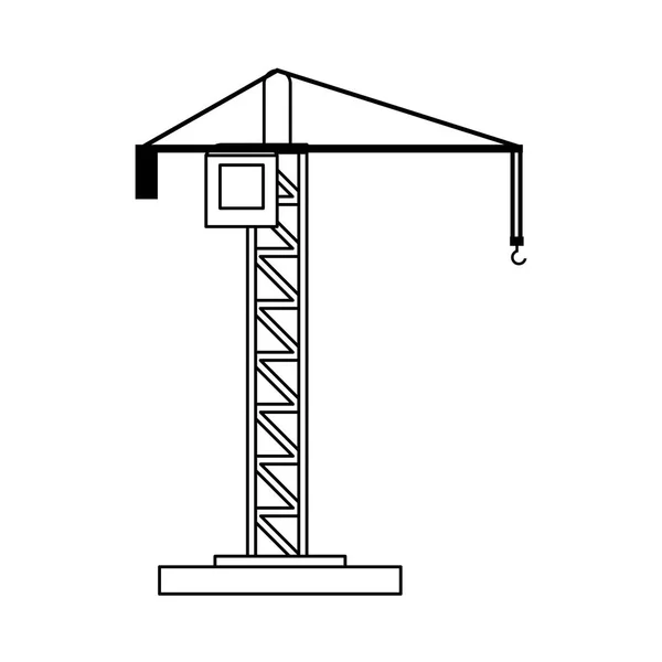 Konstruktion kran krok — Stock vektor